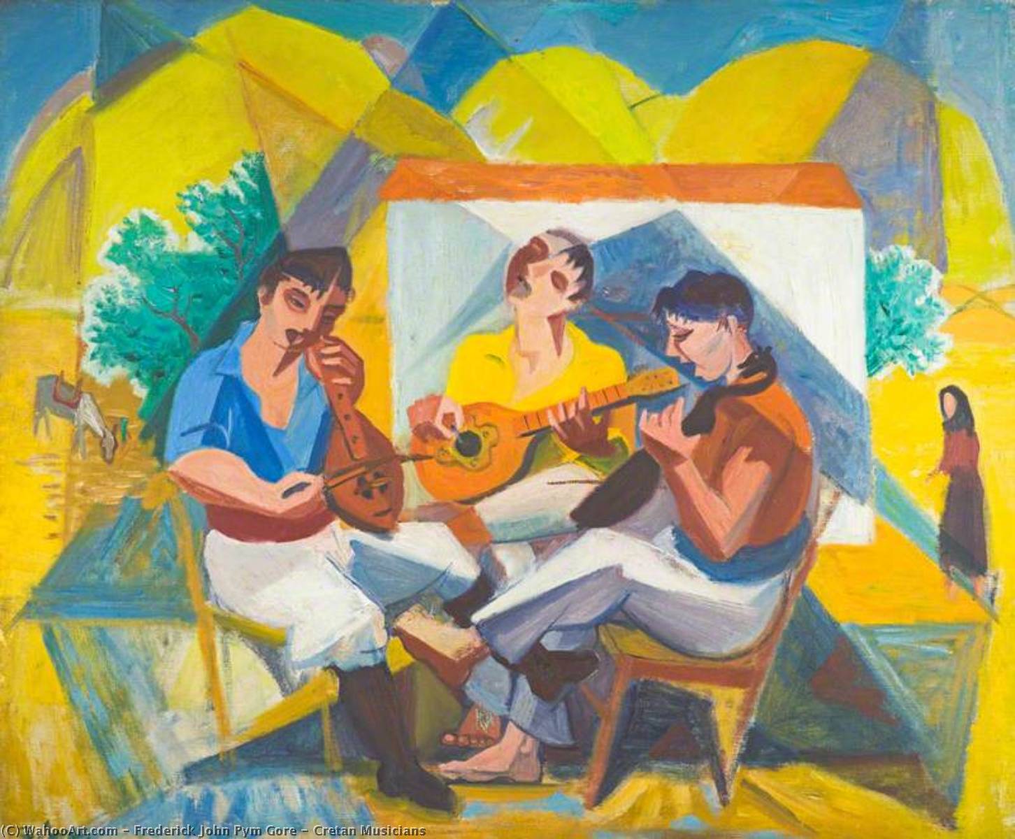 Cretan Musicians — Frederick Gore