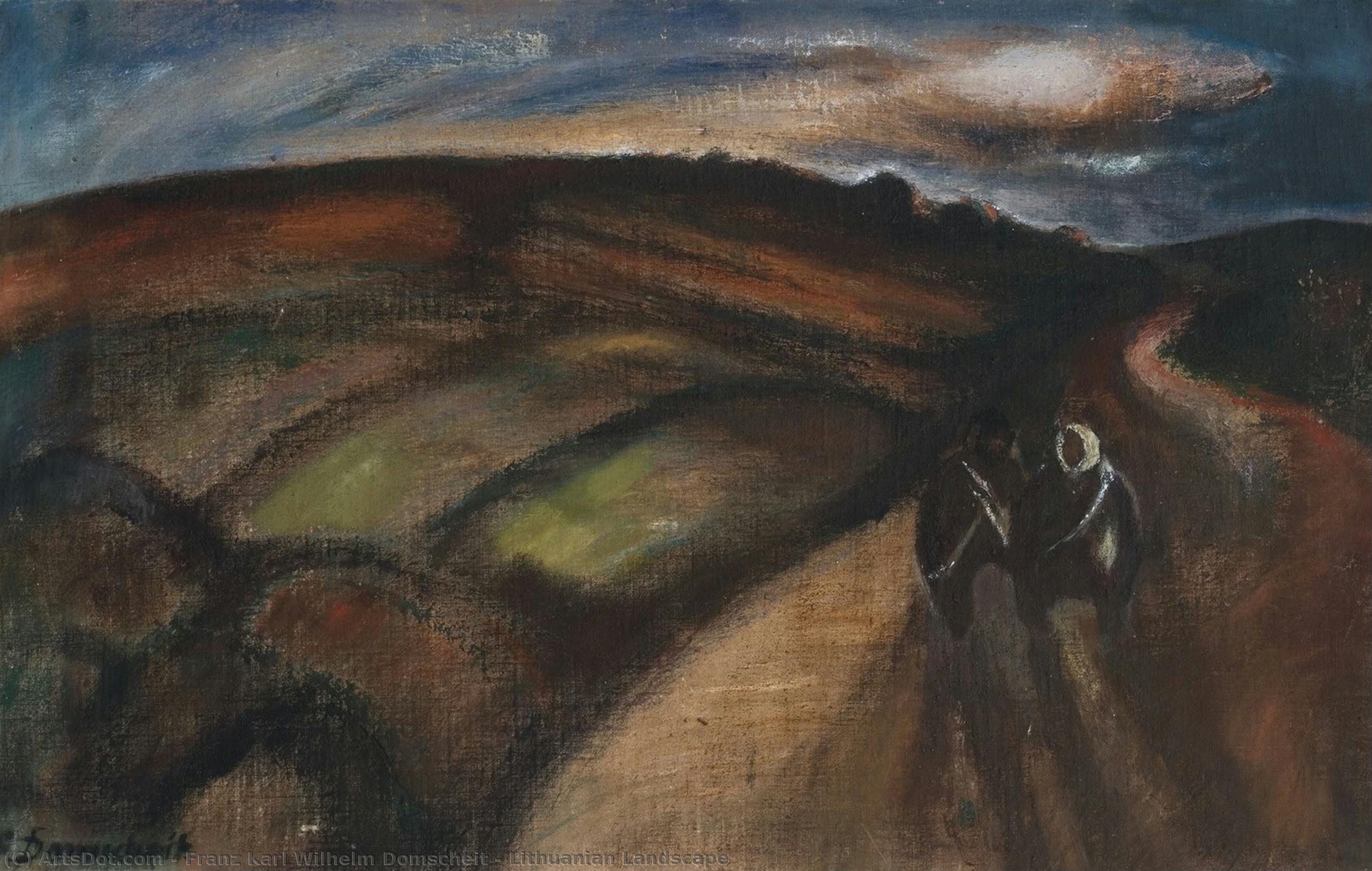 Lithuanian Landscape — Franz Karl Wilhelm Domscheit