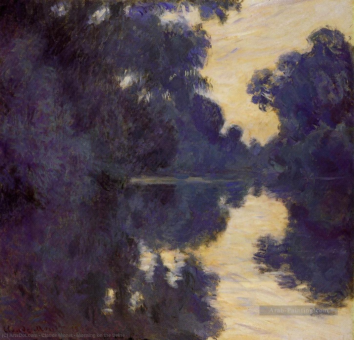 Morning On The Seine — Claude Monet