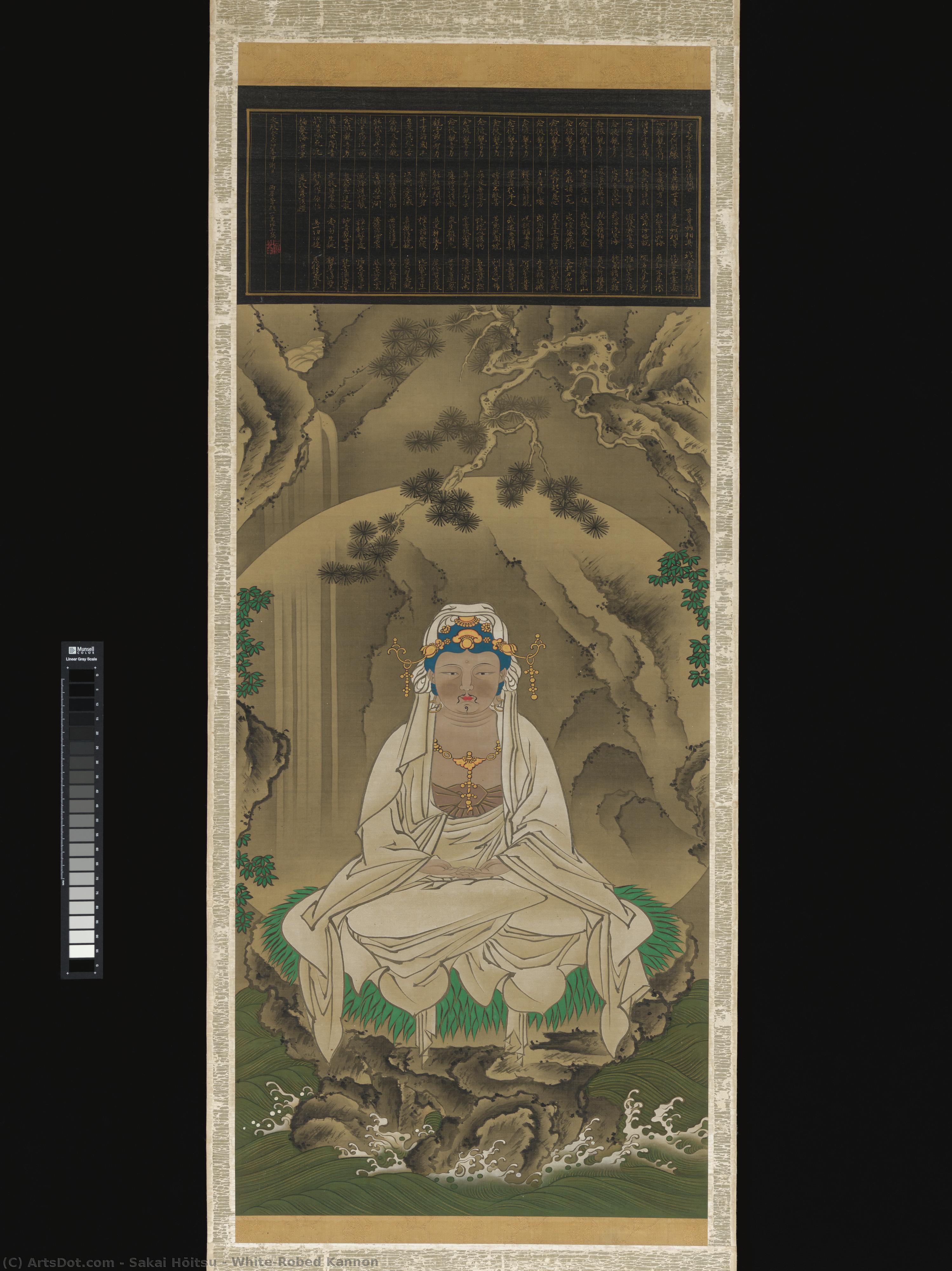 White-robed Kannon — Сакай Хōицу