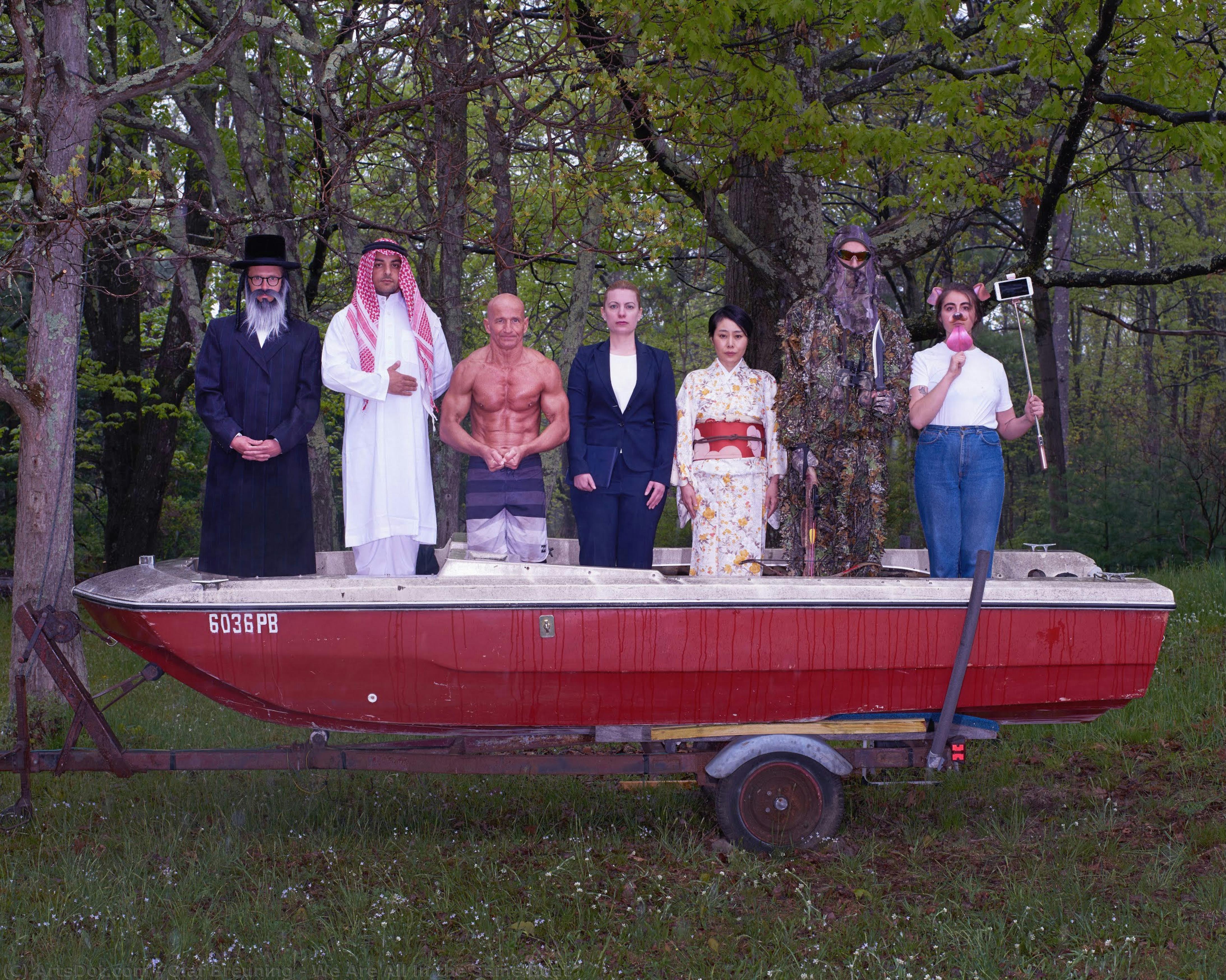 We Are All In The Same Boat — Olaf Breuning