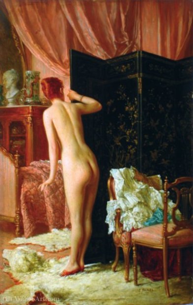 Nude Screen. — Benjamin Eugène Fichel
