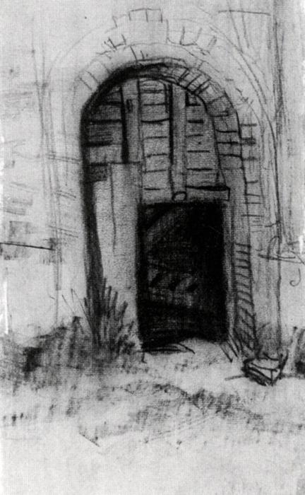 Entrance To The Old Tower — Vincent Van Gog