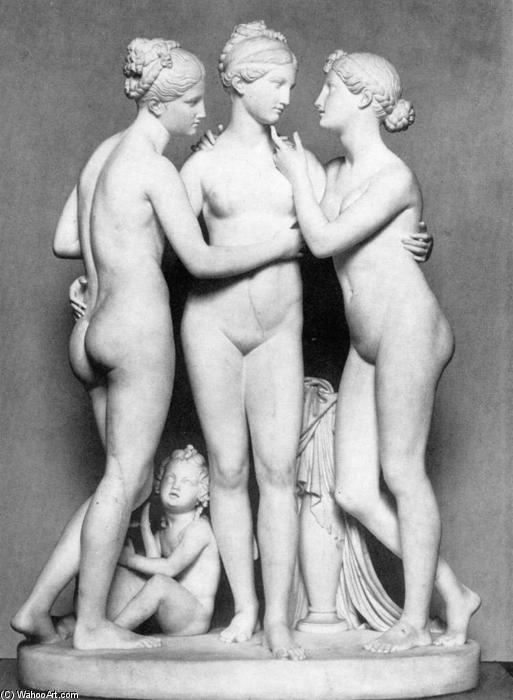 The Three Graces With Cupid — Albert Bertel Thorvaldsen