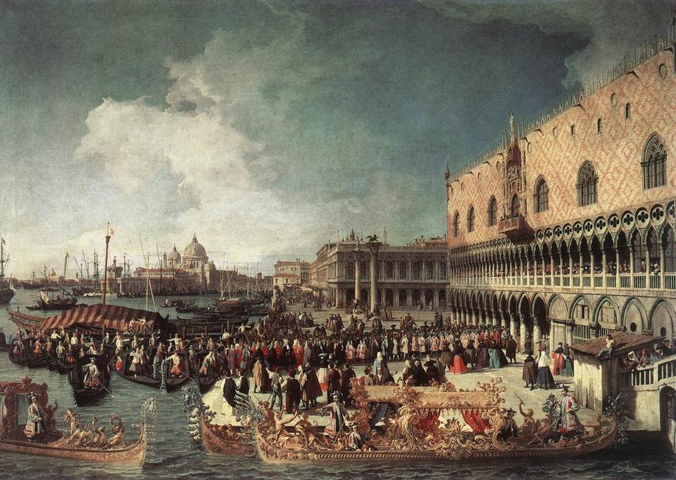 Reception Of The Ambassador In The Doge's Palace — Canaletto