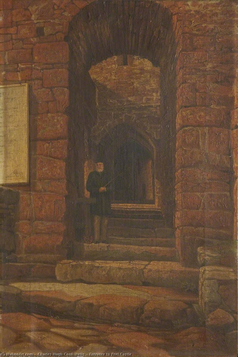 Entrance To Peel Castle — Charles Hugh Cook Wells