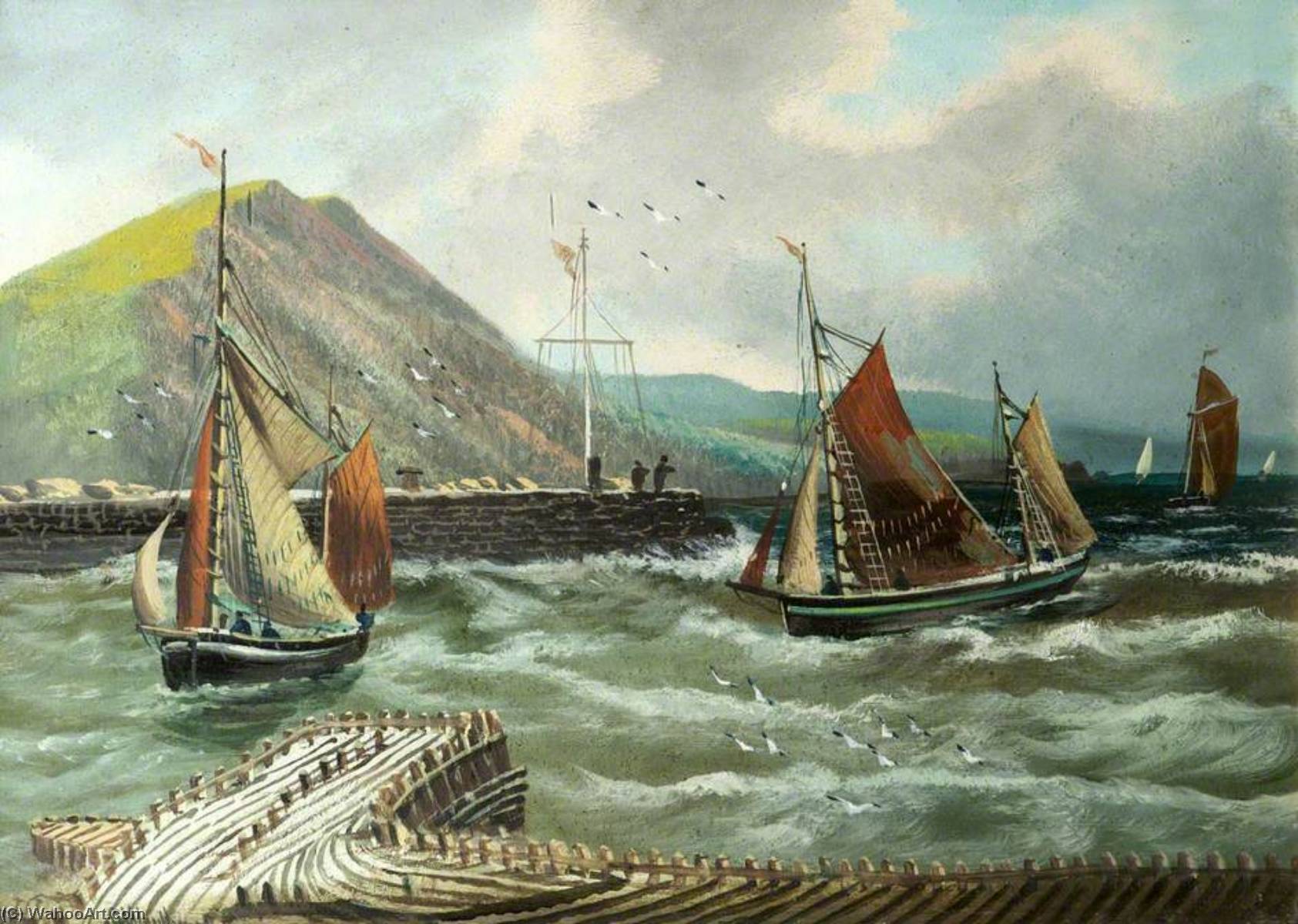 Harbour Mouth, Aberystwyth — アルフレッド・ワースントン