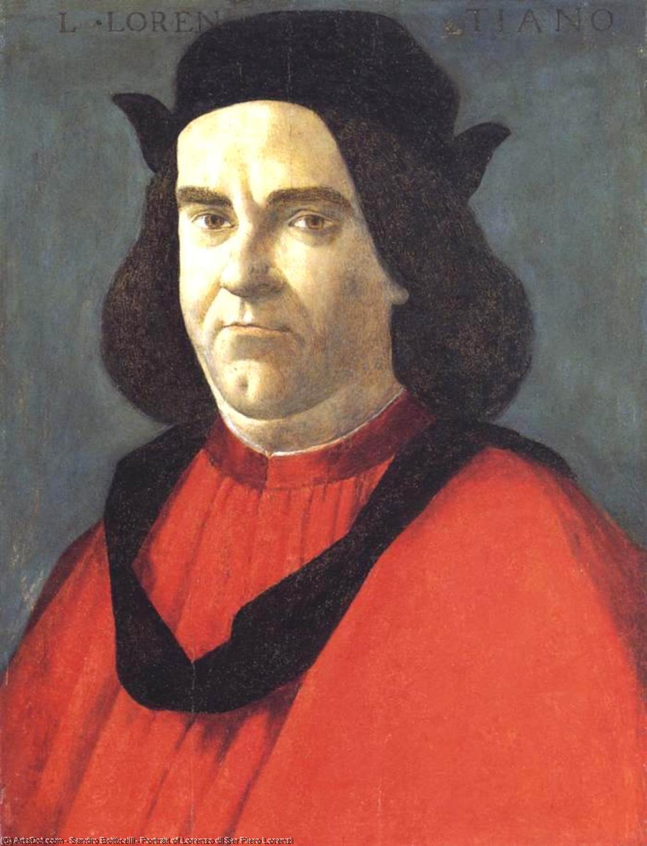 Porträt Von Lorenzo Di Ser Piero Lorenzi — Sandro Botticelli