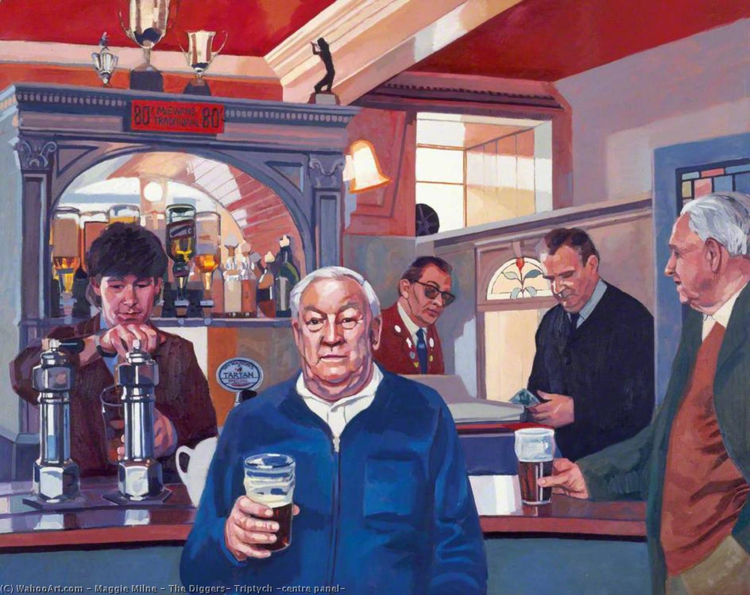The Diggers' Triptych (centre Panel) — Maggie Milne