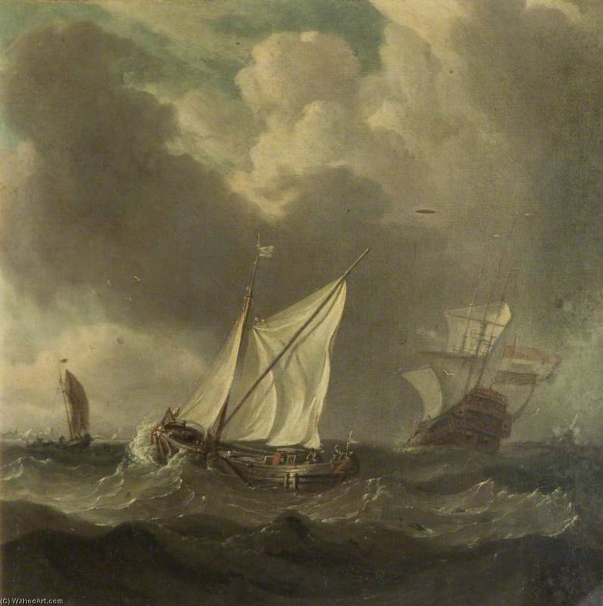 Seascape — Людольф Бакхёйзен I