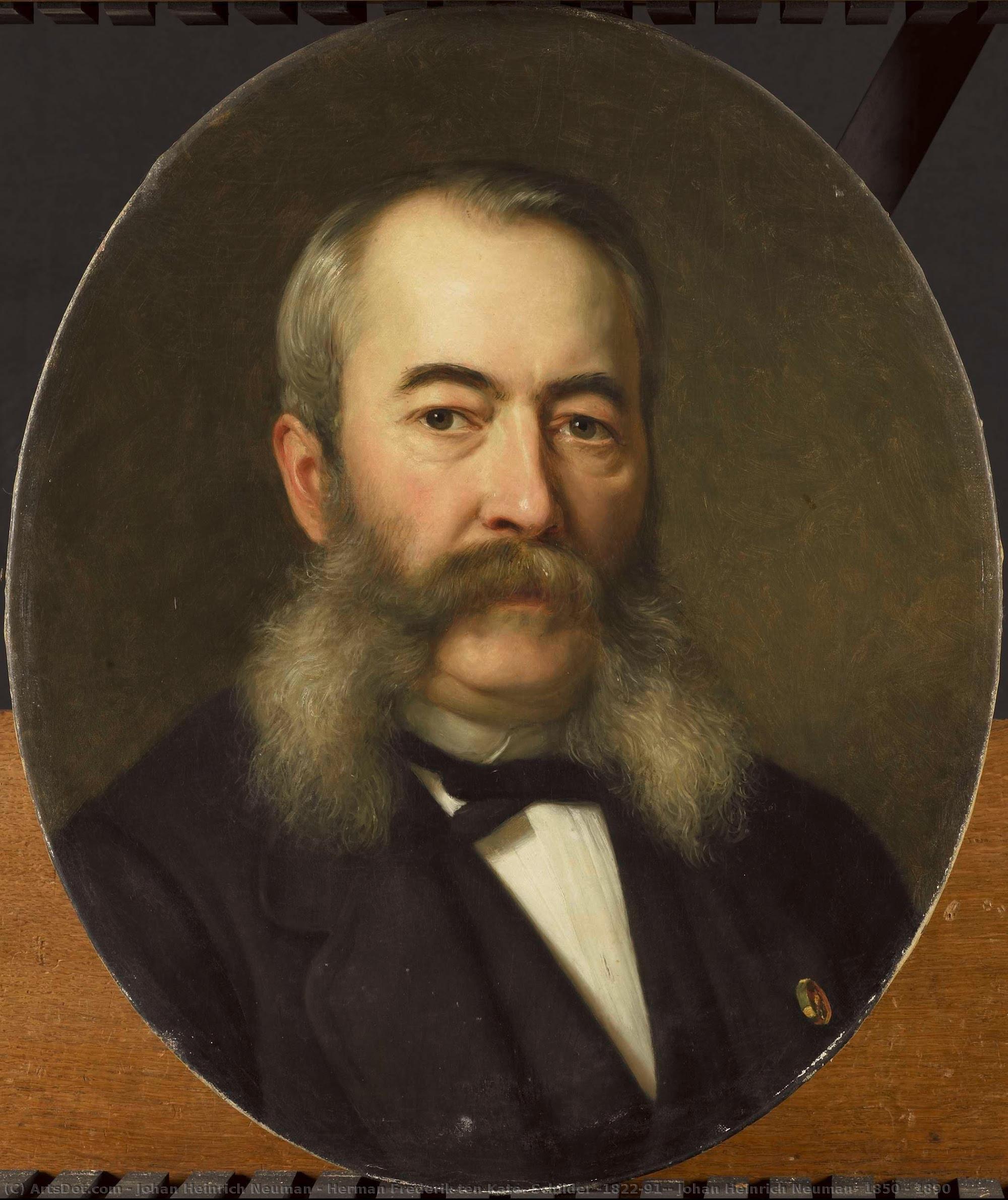 Herman Frederik Ten Kate. Schilder (1822-91), Johan Heinrich Neuman, 1850 - 1890 — Johan Heinrich Neuman