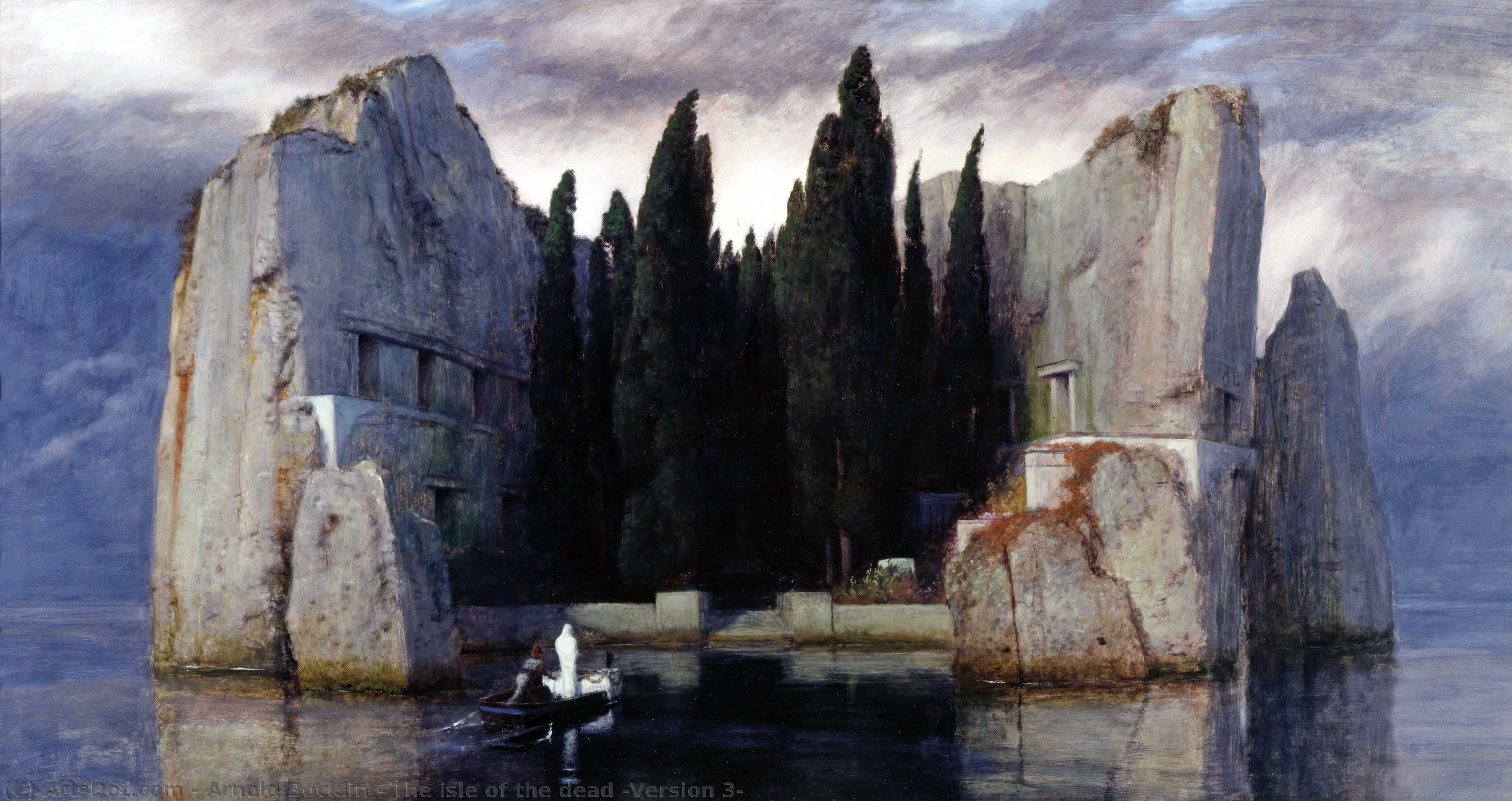 The Isle Of The Dead (version 3) — Arnold Böcklin