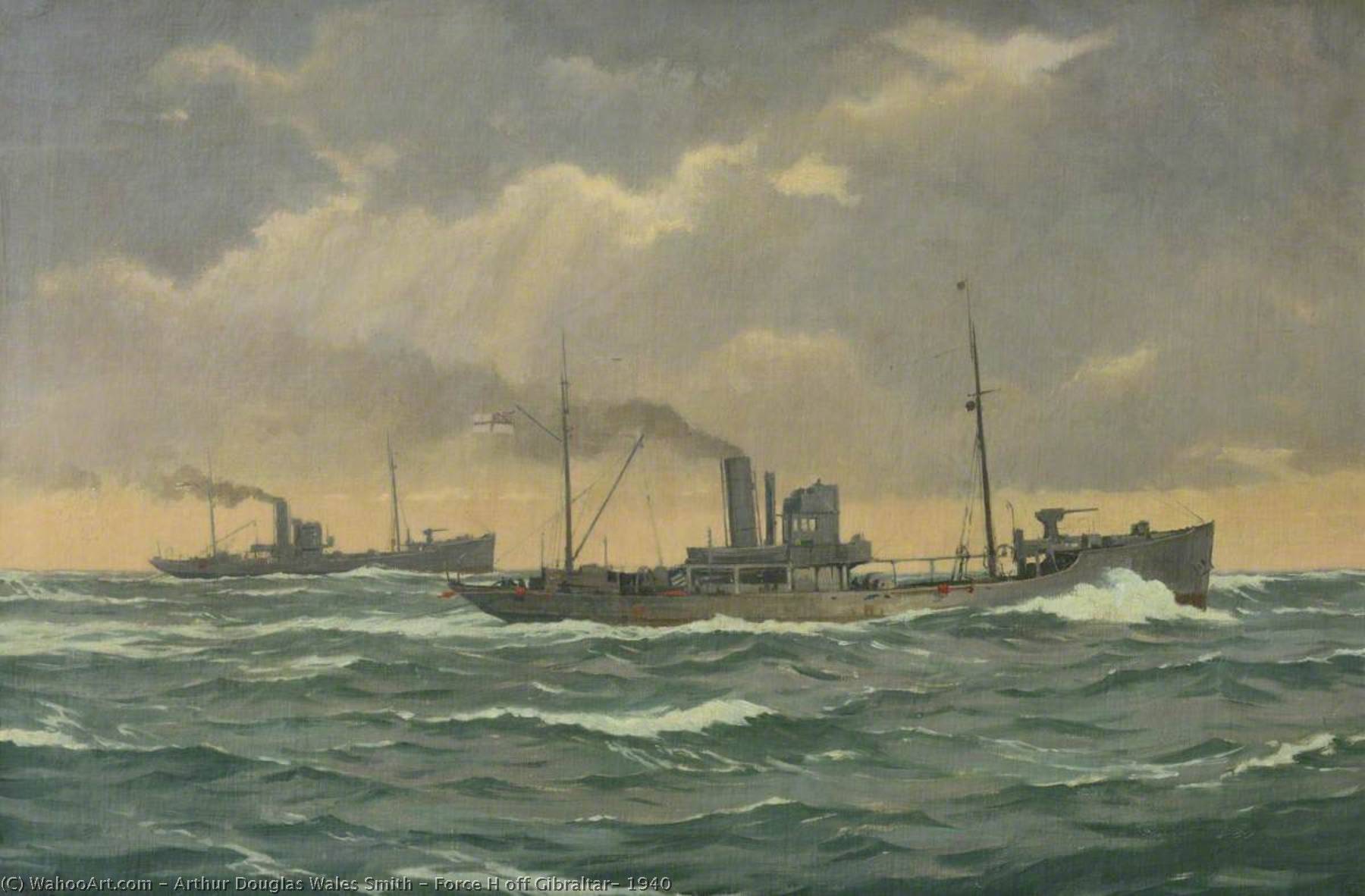 Force H Off Gibraltar, 1940 — Arthur Douglas Wales Smith