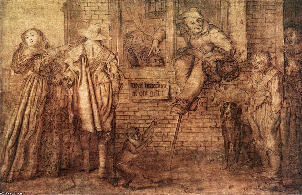 What Won't People Do For Money!a — Adriaen Pietersz Van De Venne