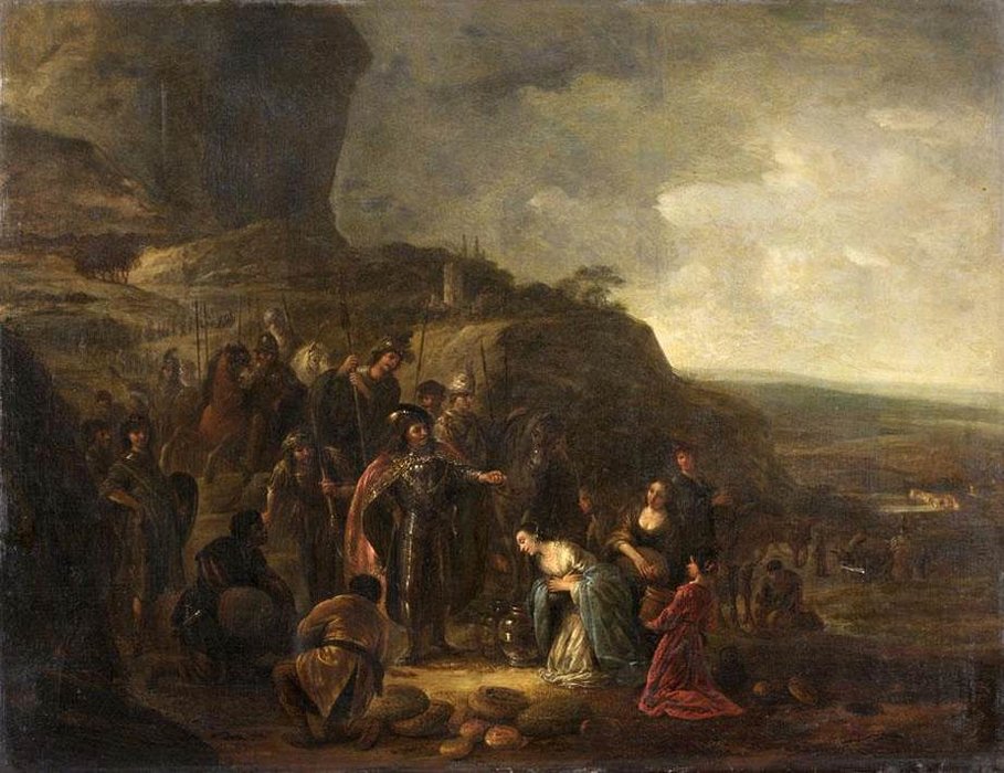 The Meeting Of David And Abigail — Jacob Willemsz De Wet