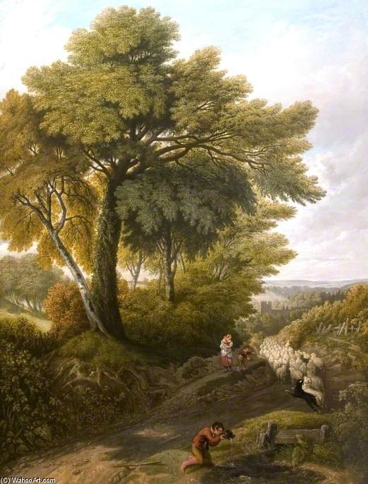 The Drovers' Lane Near Bisham Abbey, Berkshire — William Alfred Delamotte