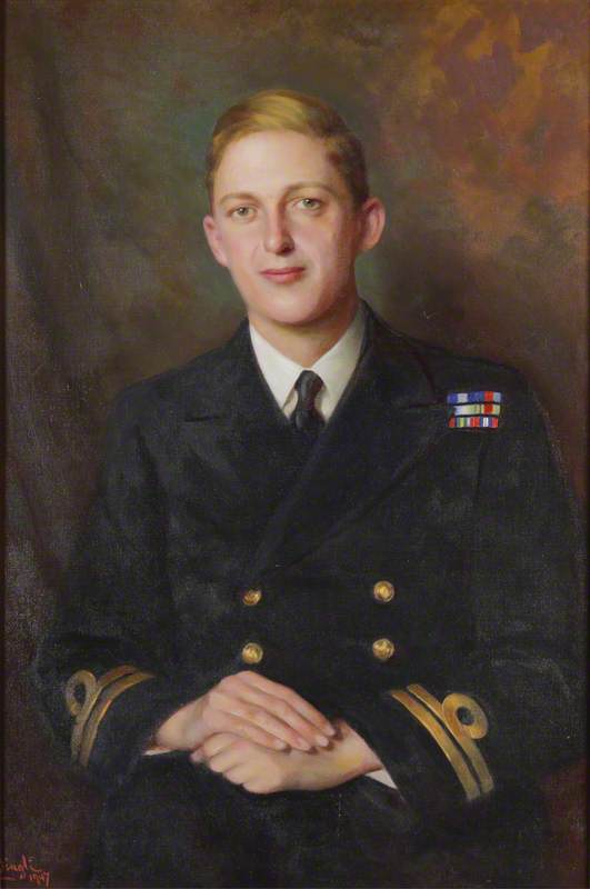 Lieutenant Commander Thomas Hornyold Strickland (1921–1983), 7th Count Della Catena — Edward Caruna Dingli