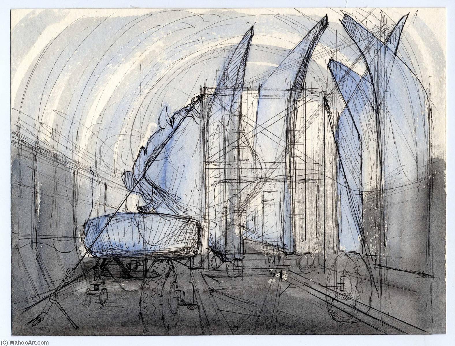 Hangar Scene, The Promise — Theodore Hancock