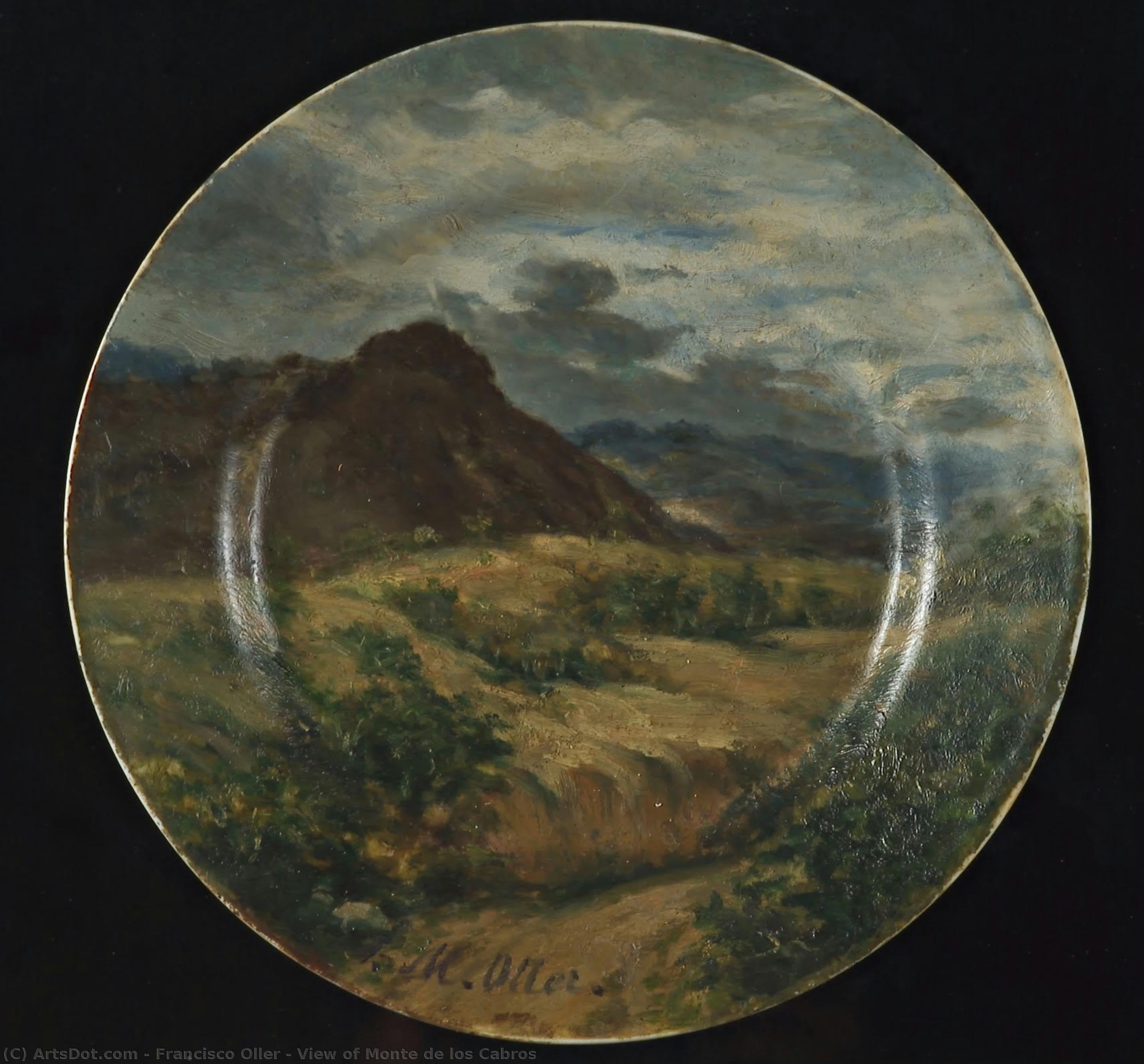 View Of Monte De Los Cabros — Francisco Oller
