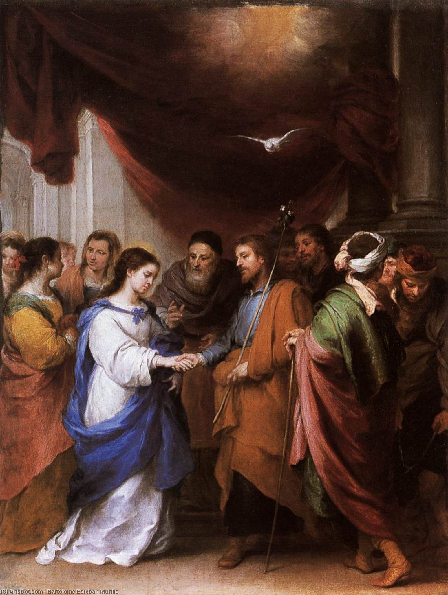 Marriage Of The Virgin — Bartolomé Esteban Murillo