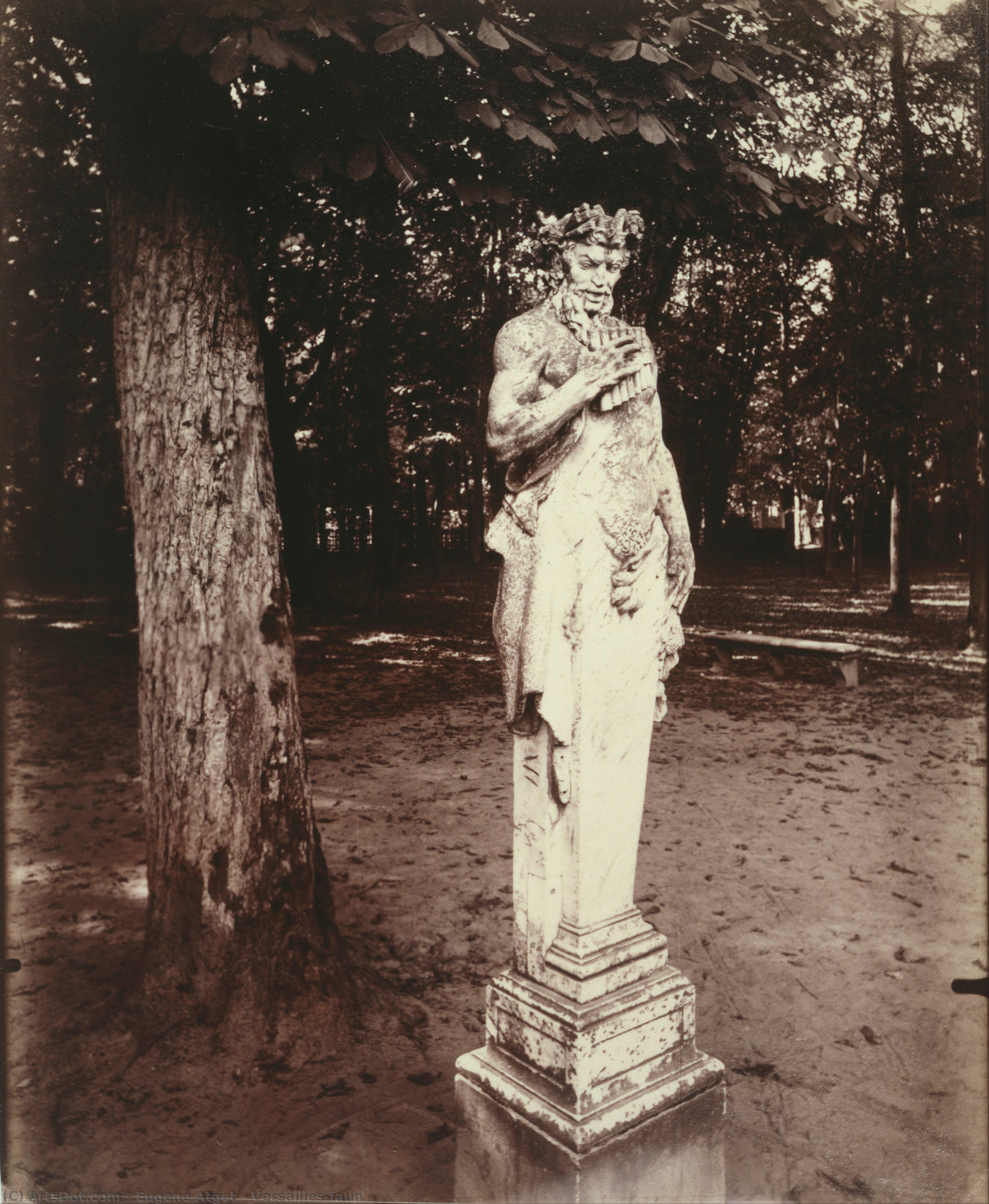 Versailles-faun — Eugène Atget