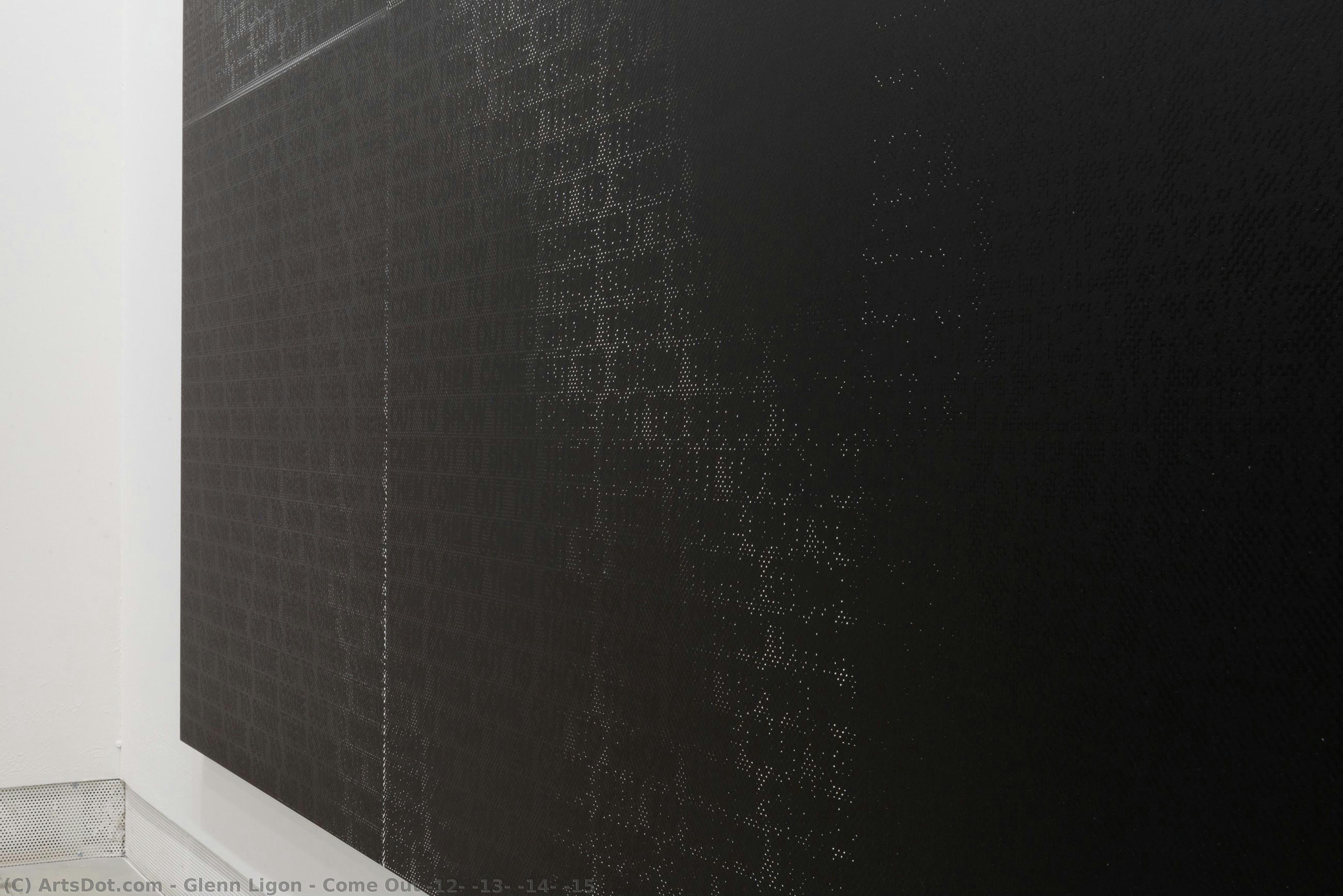 Come Out #12; #13; #14; #15 — Glenn Ligon