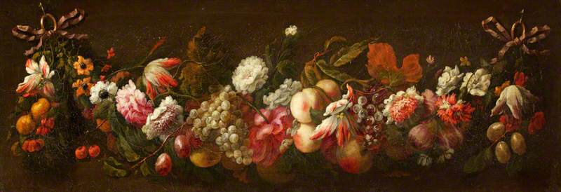 Garlands Of Flowers And Fruit — Jean Baptiste Monnoyer
