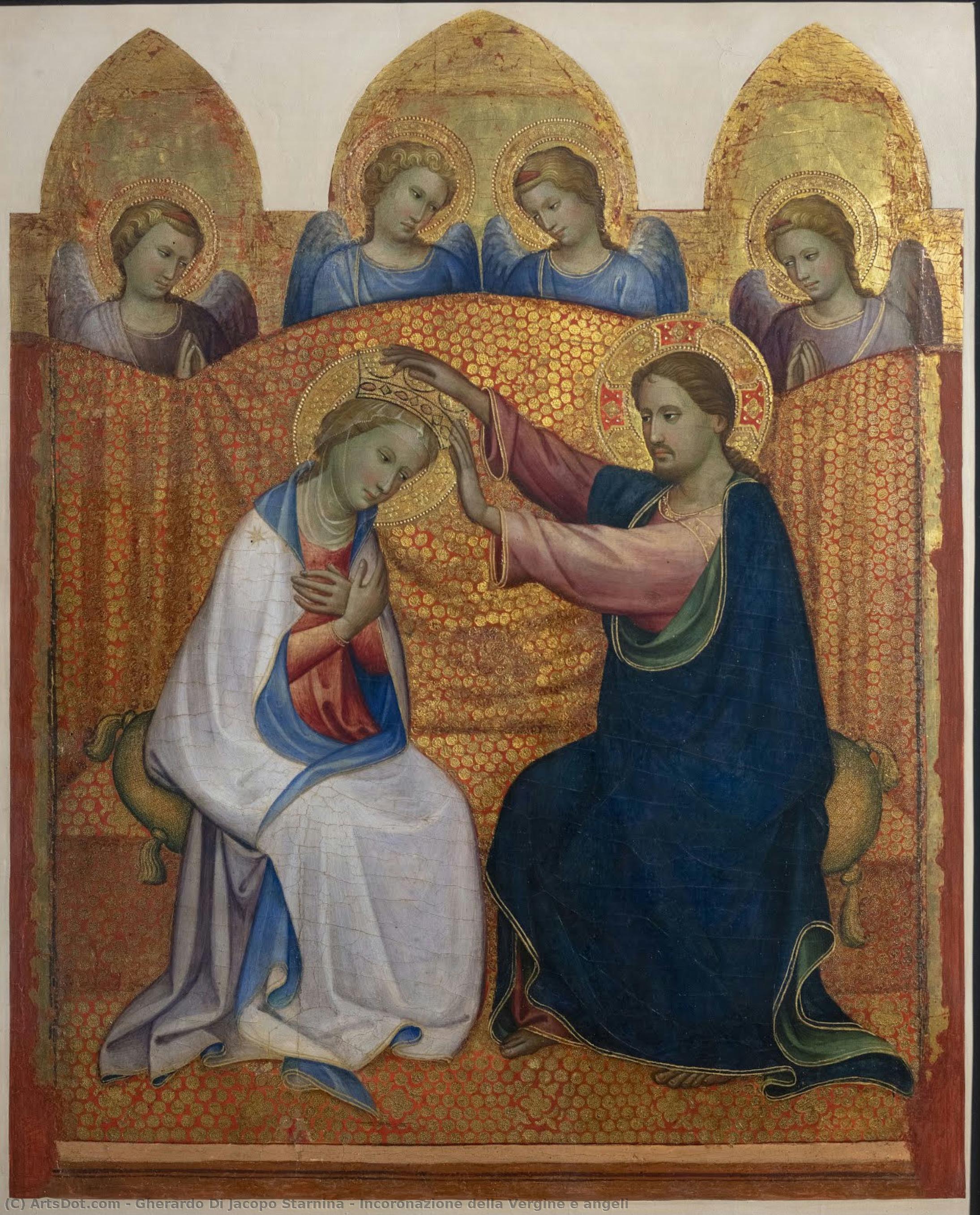 Incoronazione Della Vergine E Angeli — Gherardo Di Jacopo Starnina