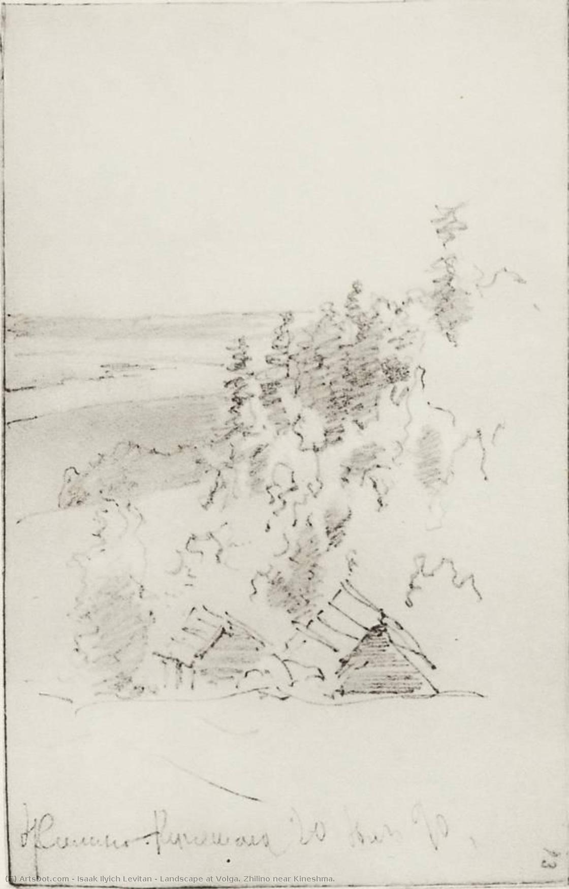 Landscape At Volga. Zhilino Near Kineshma. — Isaak Ilyich Levitan