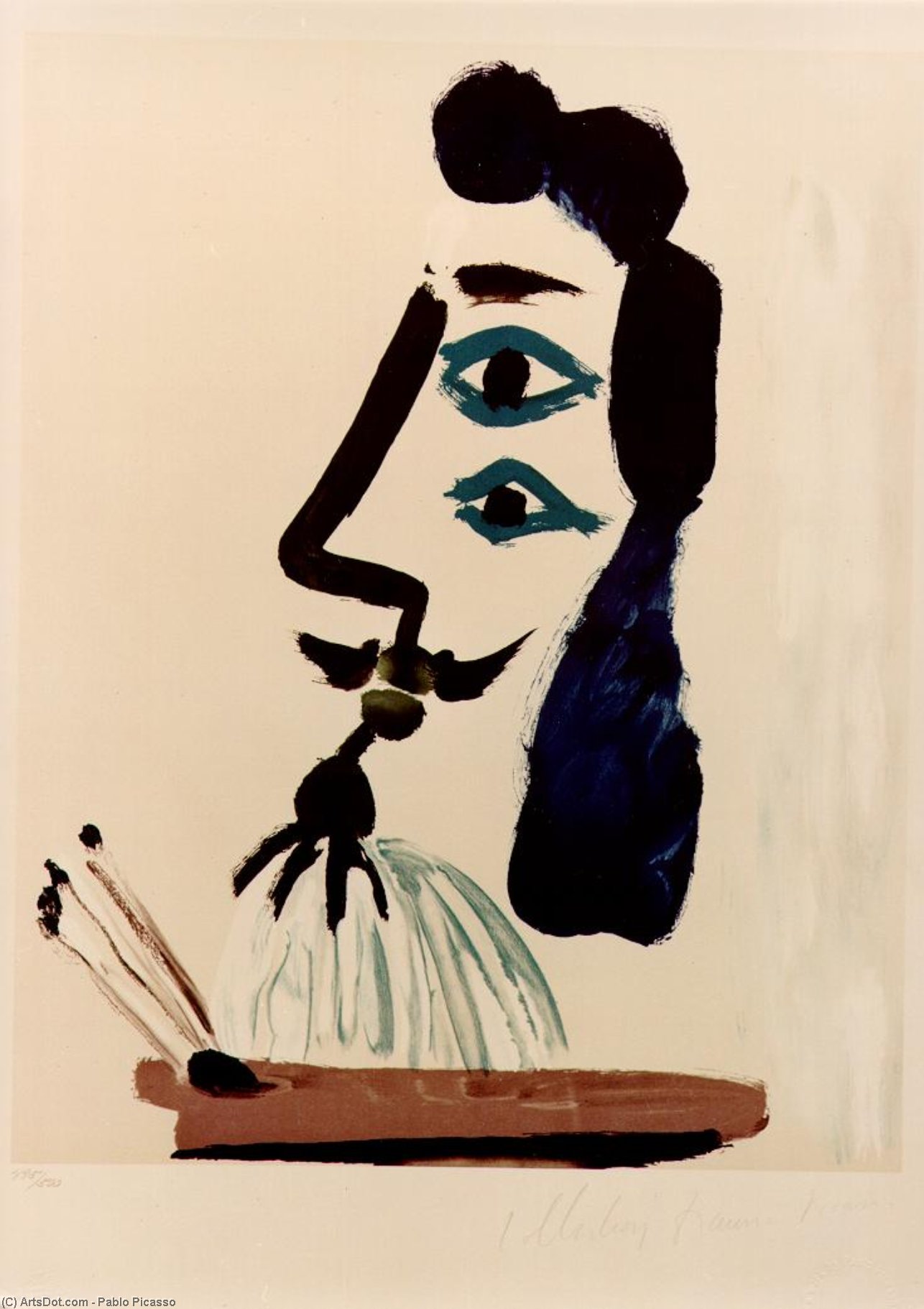 Der Maler Und Seine Palette — Pablo Picasso