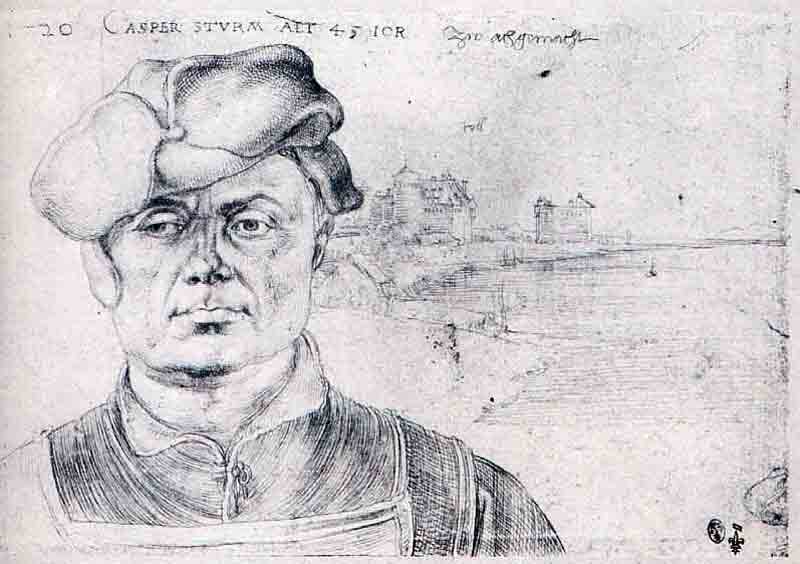 Kaspar Sturm, Chantilly M Conde — Albrecht Dürer