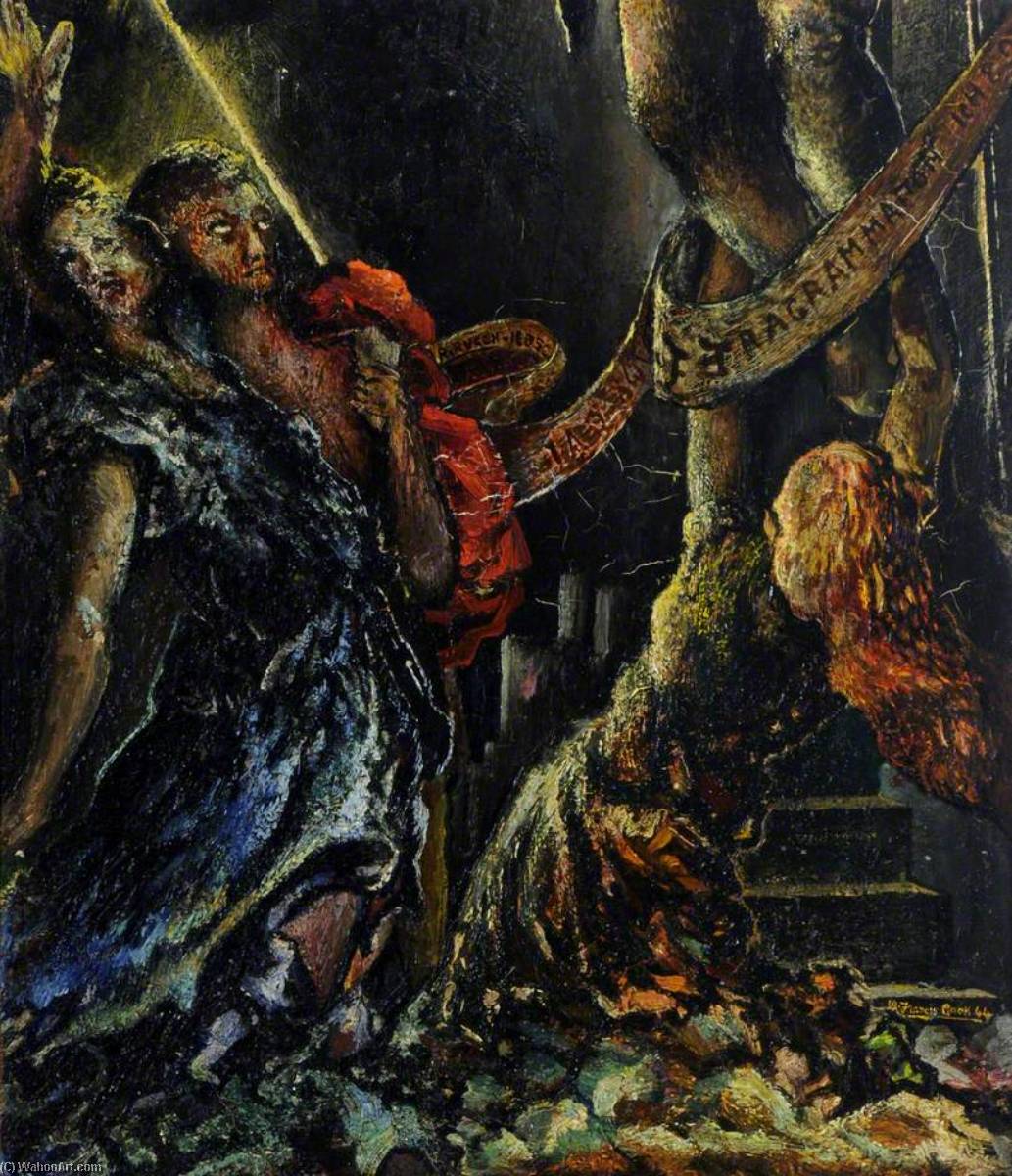 Saint Mary, Saint John And Mary Magdalen At The Foot Of The Cross — Francis Ferdinand Maurice Cook