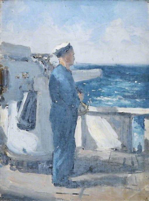 Defensively Equipped Merchant Ship Gunner (thornton A. Taylor) — Sholto Johnstone Douglas