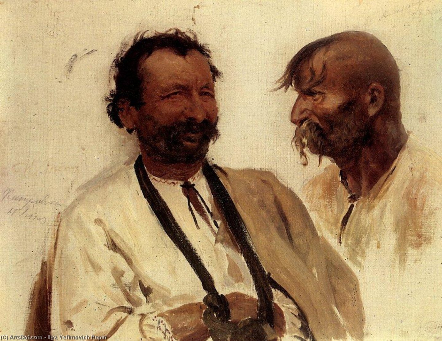 Two Ukrainian Peasants — Ilja Jewgenjewitsch Repin
