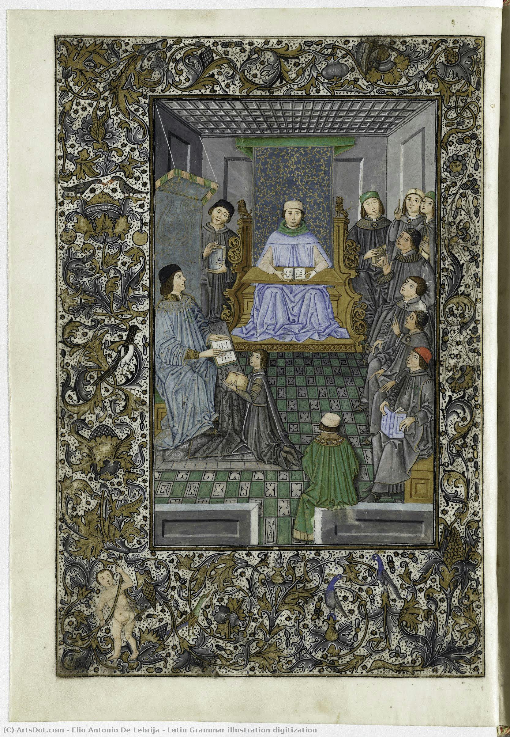 Latin Grammar Illustration Digitization — Elio Antonio De Lebrija