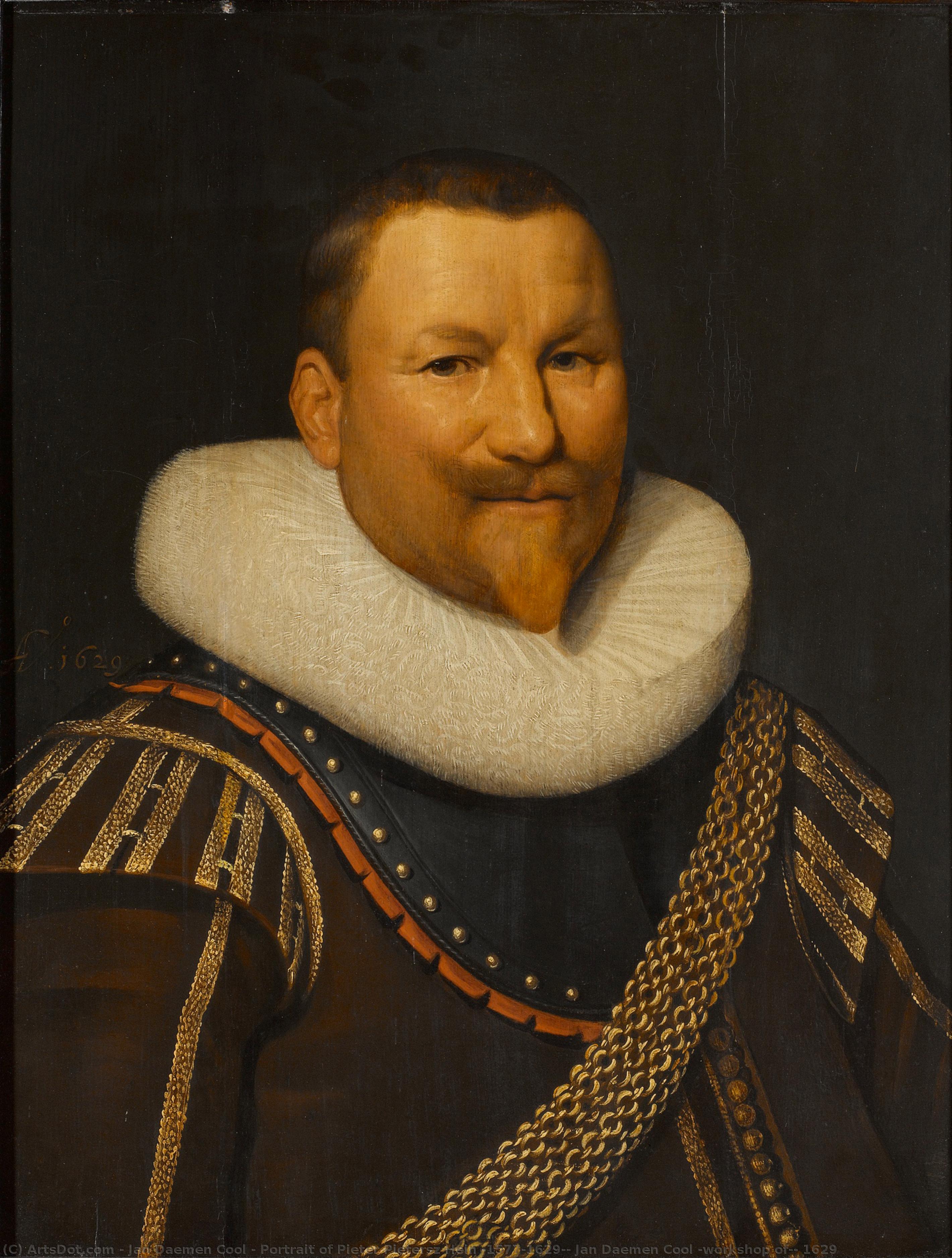 Portrait Of Pieter Pietersz Hein (1577-1629), Jan Daemen Cool (workshop Of), 1629 — Jan Daemen Cool (workshop Of)