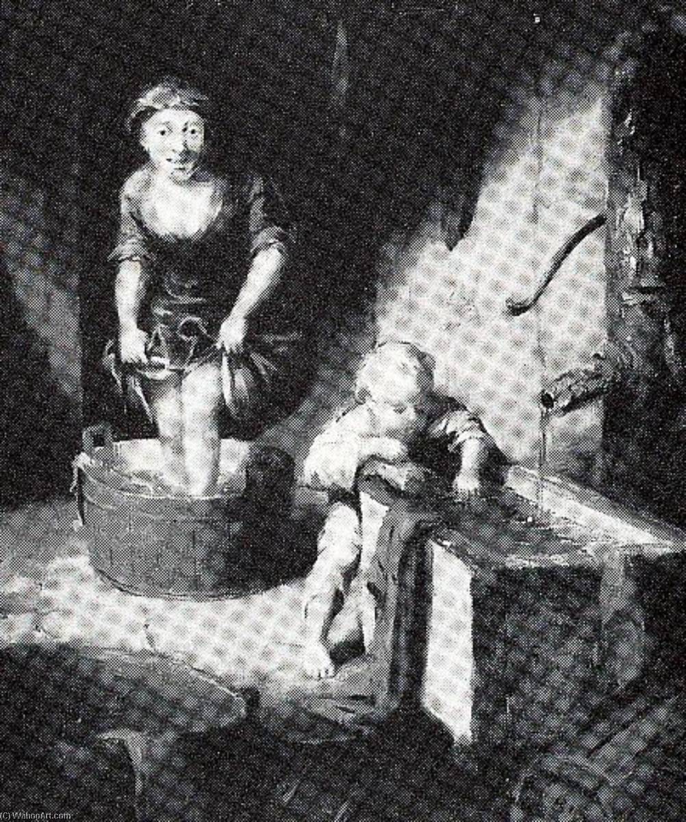 Wash Day, (painting) — David Gilmour Blythe