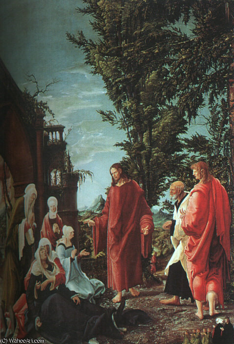 Christ Taking Leave Of His Mother, Approx. — Albrecht Altdorfer