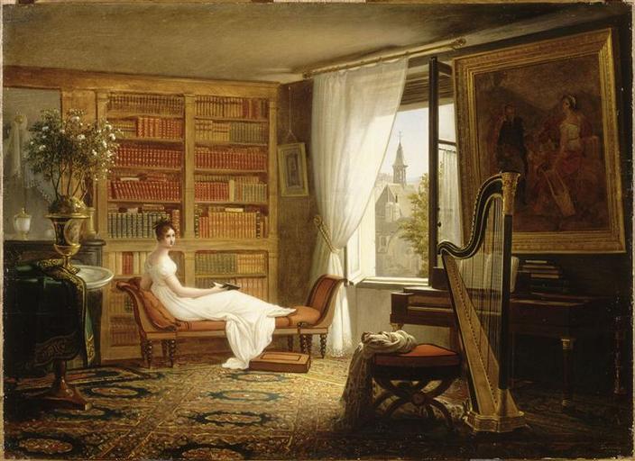 La Chambre De Madame Récamier À L'abbaye Aux Bois — Dejuinne François Louis