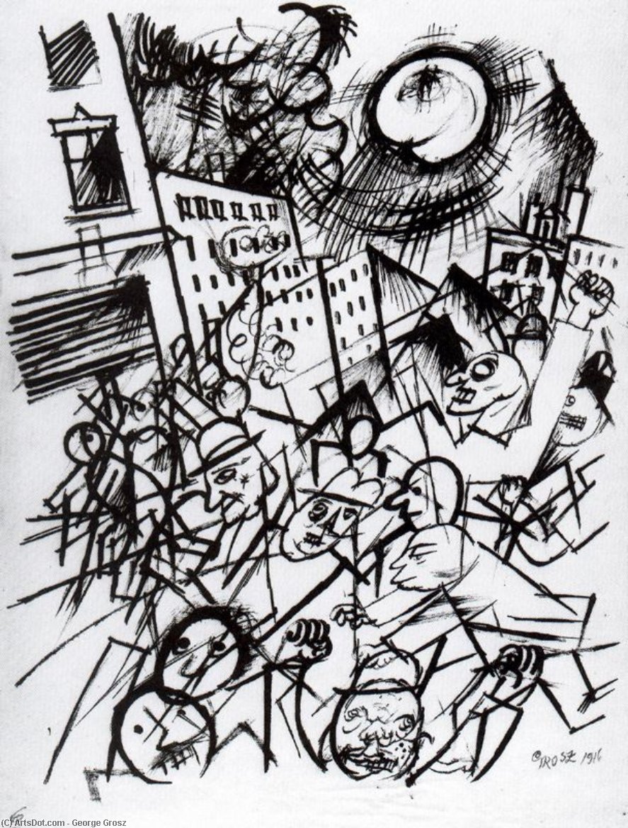 Tumult — George Grosz