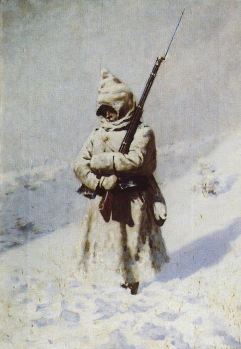 Soldiers In The Snow — Vasily Vasilevich Vereshchagin