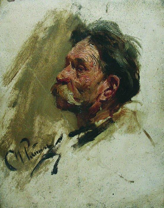 Portrait Of A Peasant — Ilya Yefimovich Repin