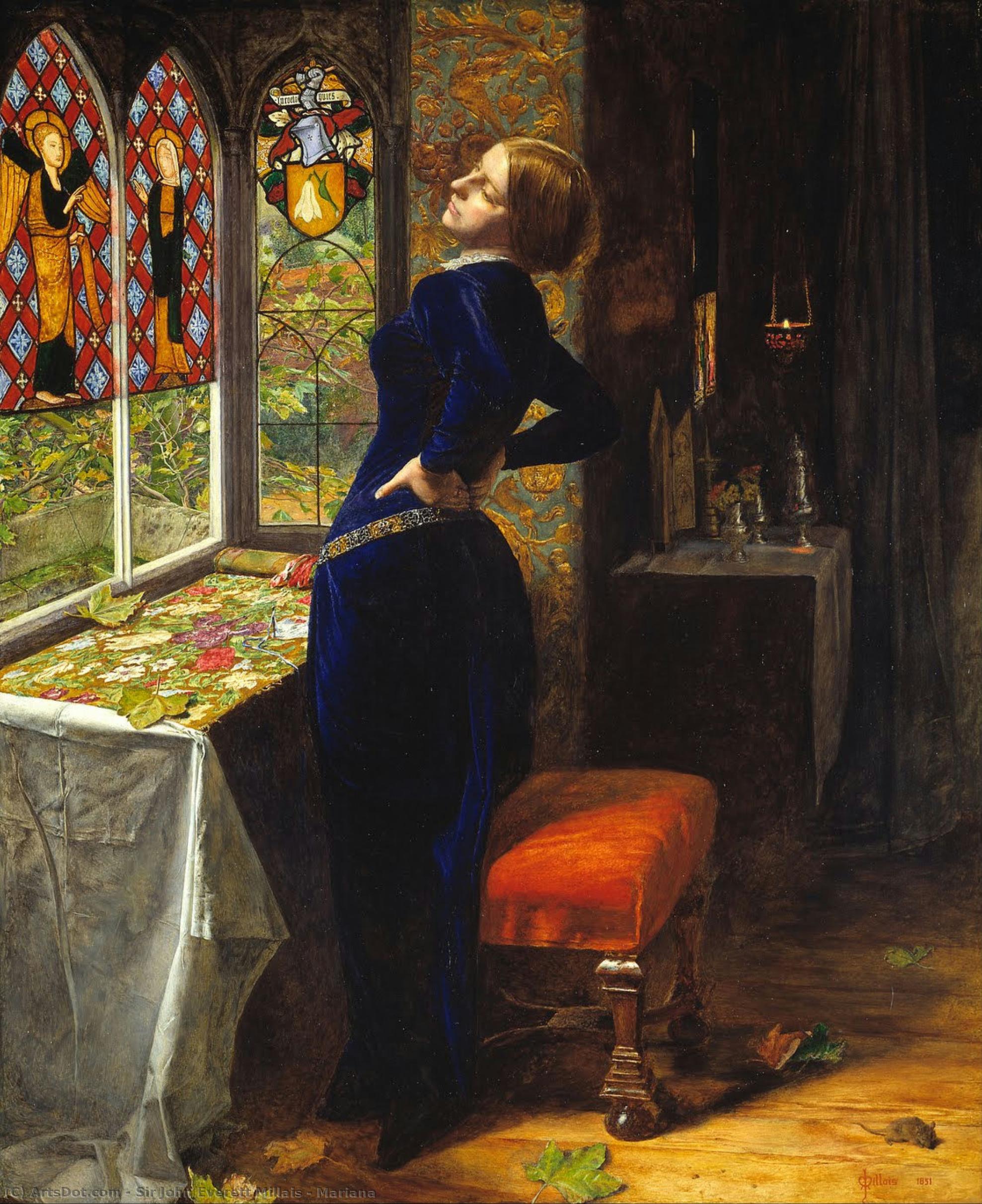 Mariana — Sir John Everett Millais