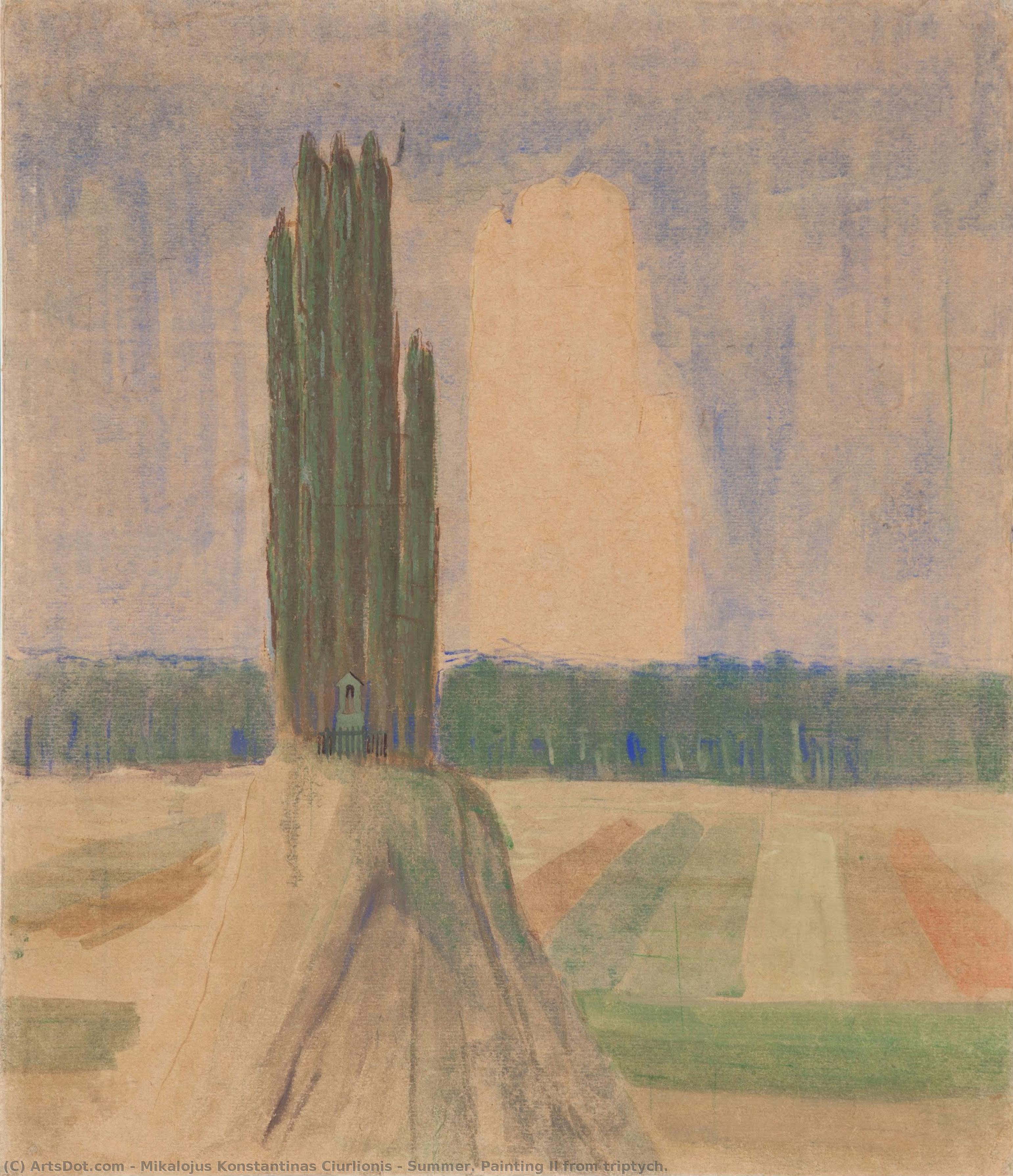 Summer. Painting Ii From Triptych. — Mikalojus Konstantinas Čiurlionis