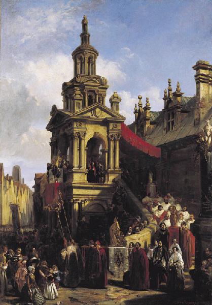 La Procession De La Gargouille — Boulanger Clément