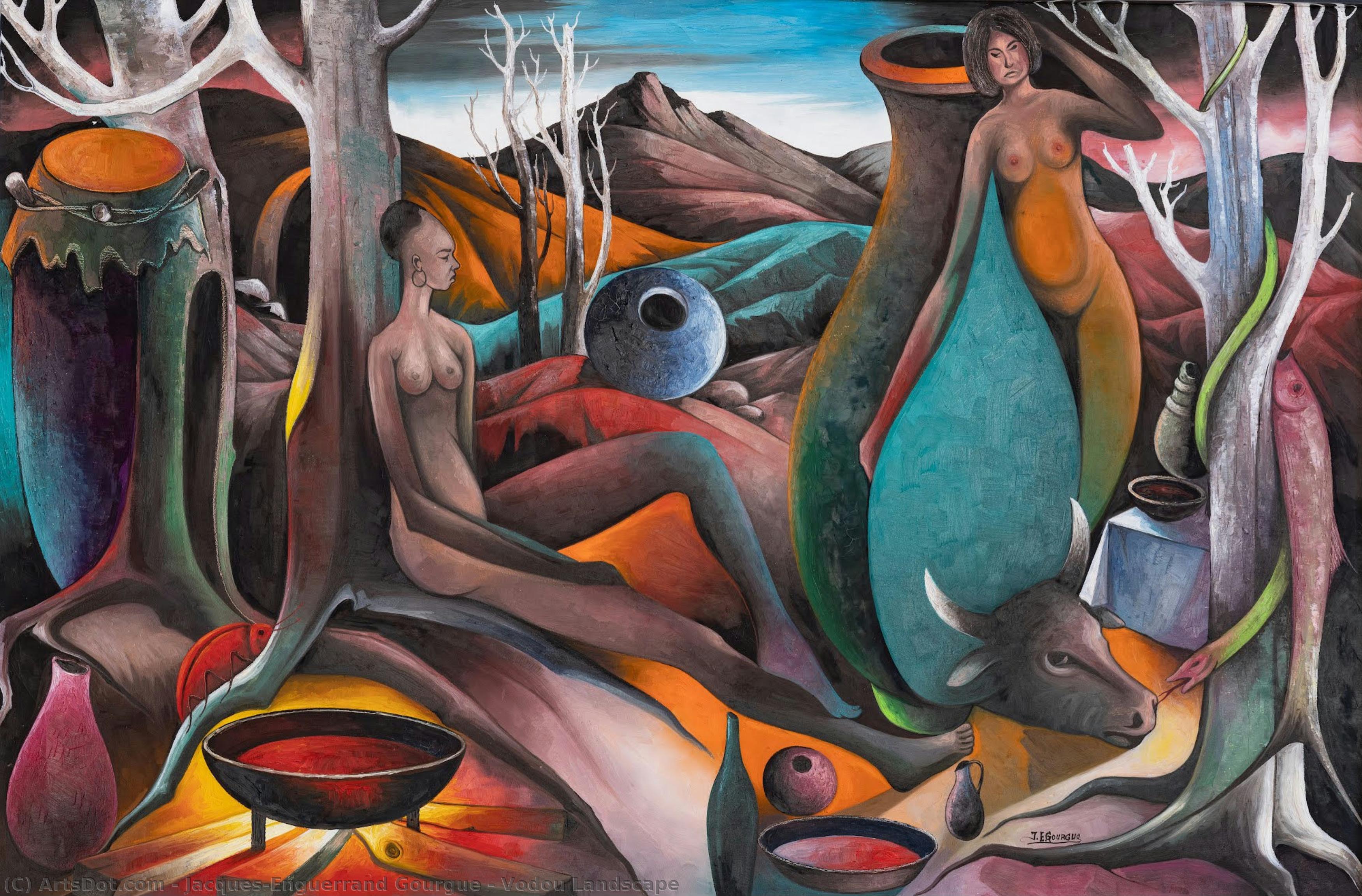 Vodou Landscape — Jacques-enguerrand Gourgue