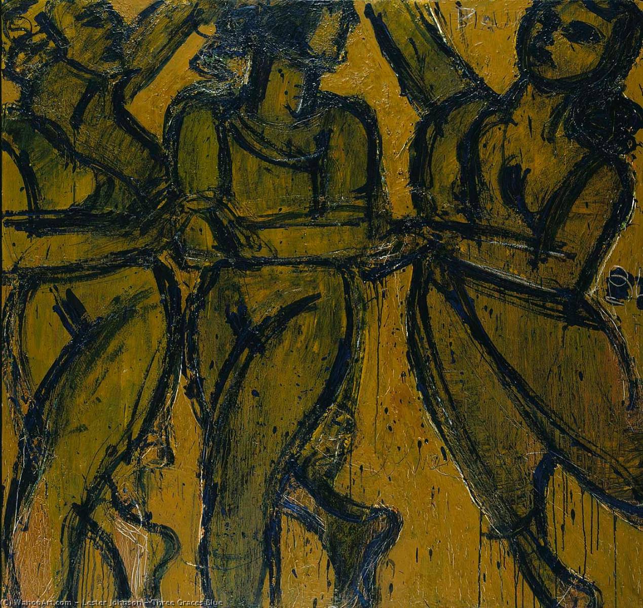 Three Graces Blue — Lester F. Johnson