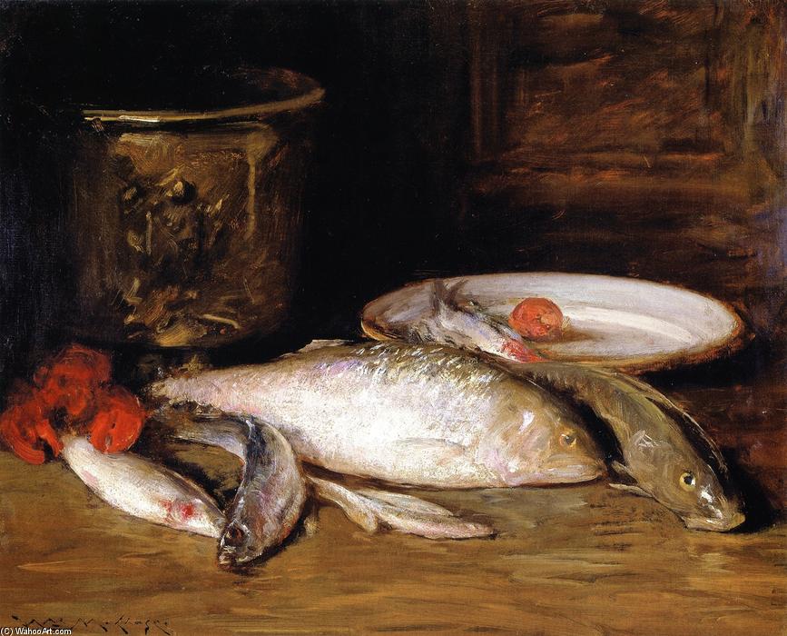Still Life - Fish (also Known As Bass And Still Life) — William Merritt Chase