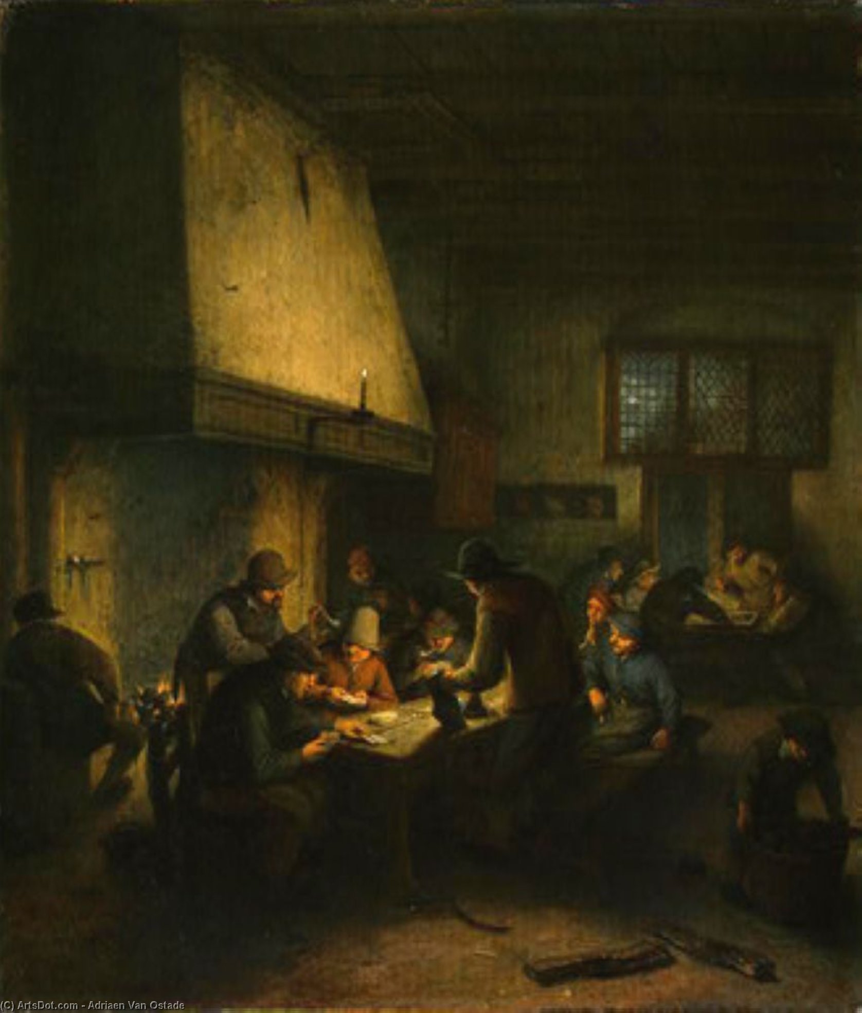 Tavern Scene — Адриаан Ван Остад