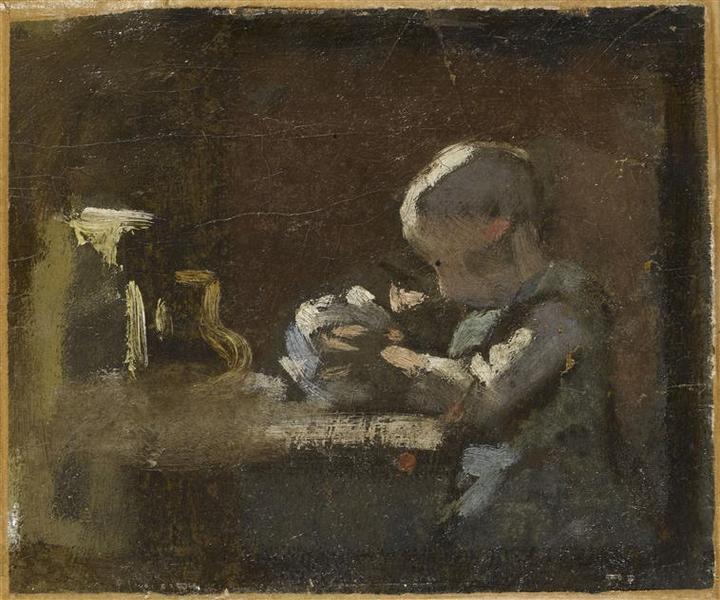 Petit Déjeuner De Léon — Eugène Anatole Carrière